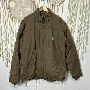 Men's Carhartt Work Jacket Rugged Flex Full- Swing Size XL Tall